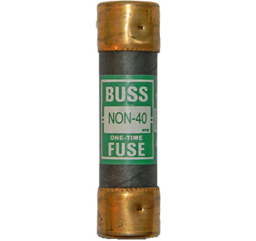 NON-40 OneTime 250V Buss Fuse 40Amp NOS