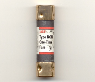 NON 50Amp Ace Hardware OneTime 250V Fuse