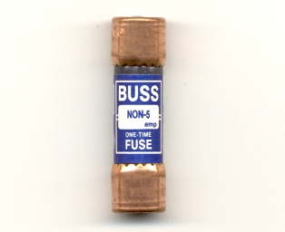 NON-5 OneTime 250V Bussmann Fuse 5Amp NOS