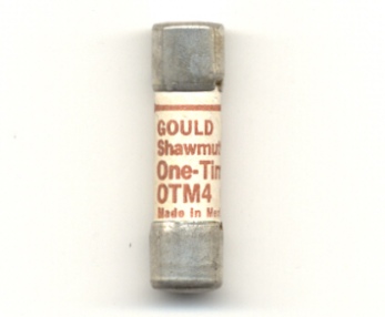 OTM4 One-Time Gould Shawmut Fuse 4Amp - NOS