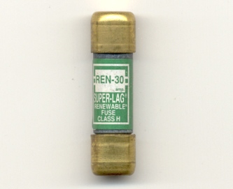 REN-30 Super-Lag Renewable Bussmann Fuse 30Amp - USED