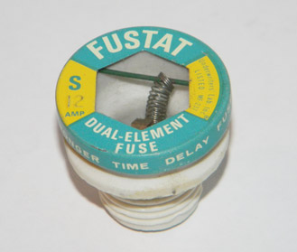 S-12 Fustat Type S Bussmann Plug Fuse 12Amp NOS