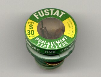 S-30 Fustat Type S Bussmann Plug Fuse 30Amp NOS