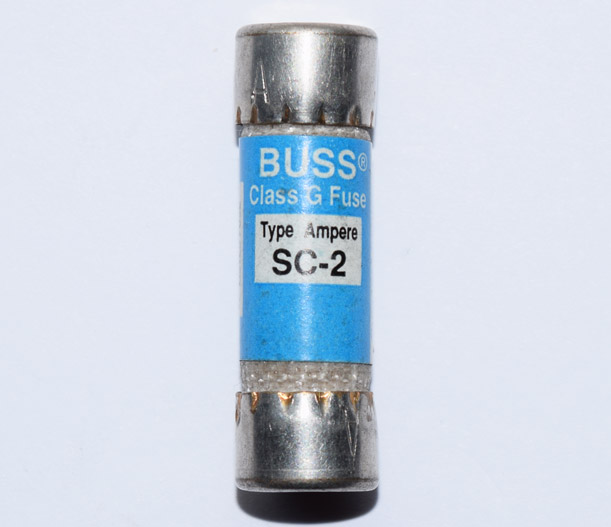 SC-2 Fast Acting Class G 2Amp Bussmann Fuse 480V