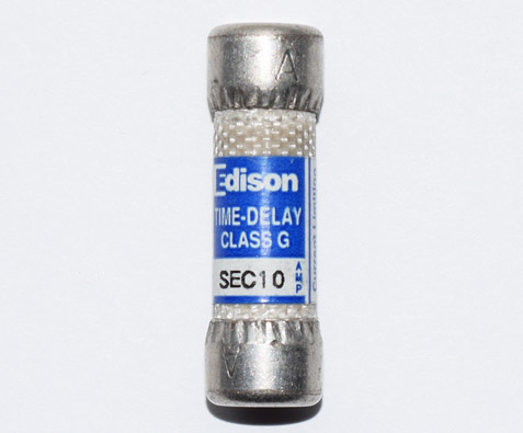 SEC10 Time-Lag Class G 10Amp Edison Fuse