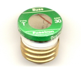 T-30 Buss Fusetron Plug Fuse 30Amp