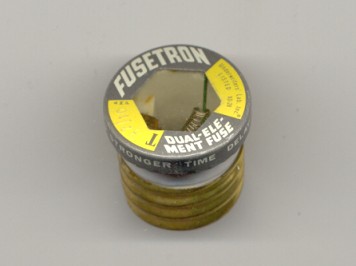 T-1 Fusetron Plug Fuse 1Amp Bussmann NOS